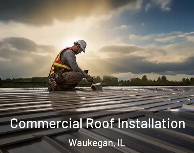  Commercial Roof Installation Waukegan, IL