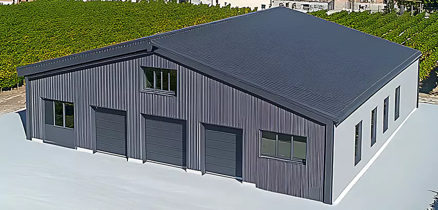 Corrugated Garage Roof Repair in Waukegan