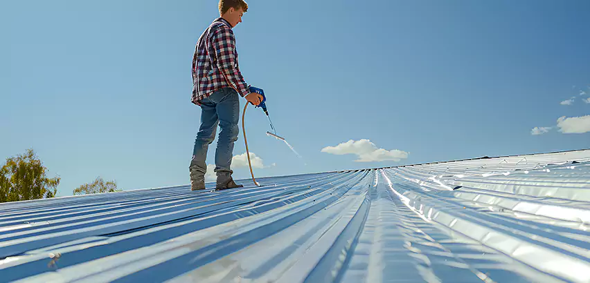 EPDM Roofing Installation Drip Edge in Waukegan