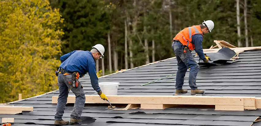 Garage Felt Roof Replacement in Waukegan