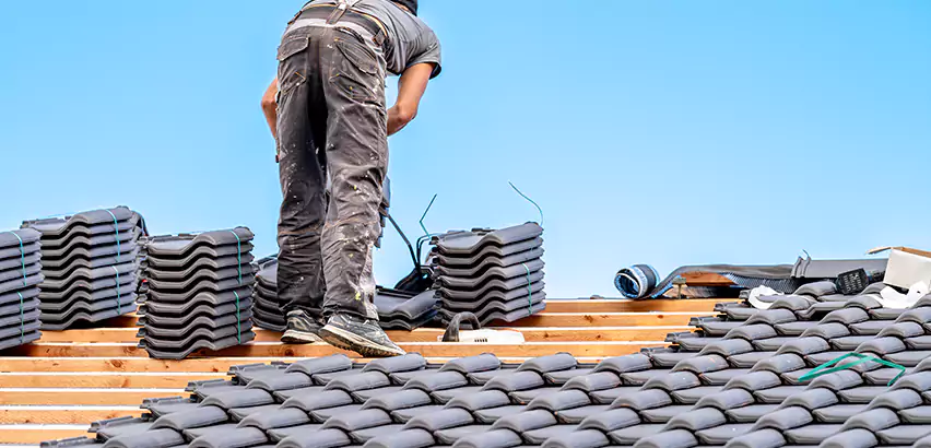 Replacing Tile Roof Underlayment in Waukegan