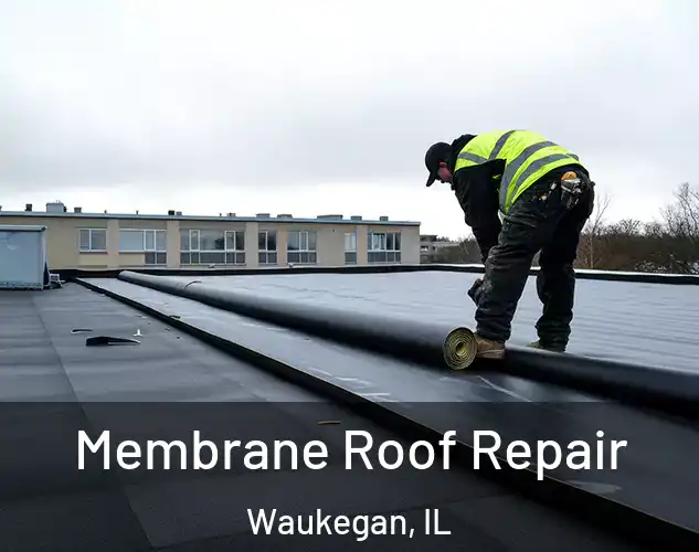  Membrane Roof Repair Waukegan, IL