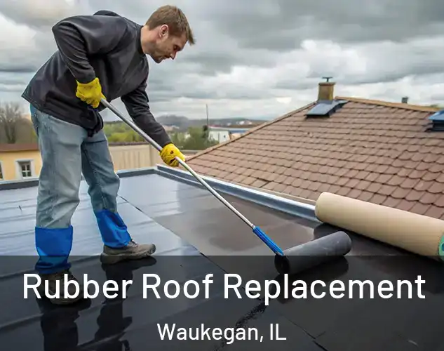  Rubber Roof Replacement Waukegan, IL